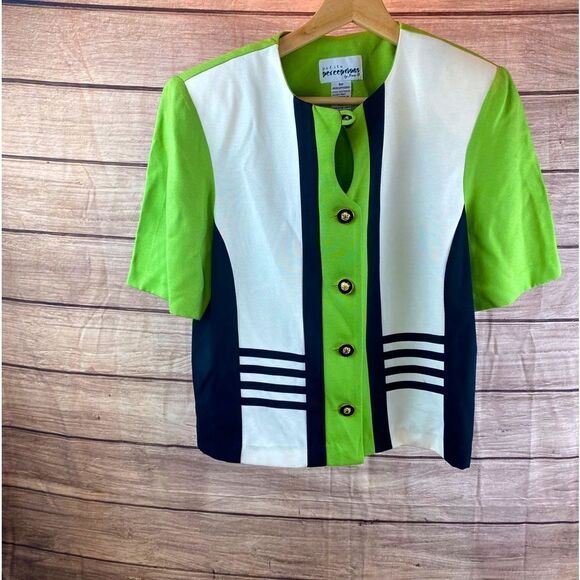 Ladies 3/4 length sleeve jacket sized 8P from Perceptions by Irene - Picture 1 of 7